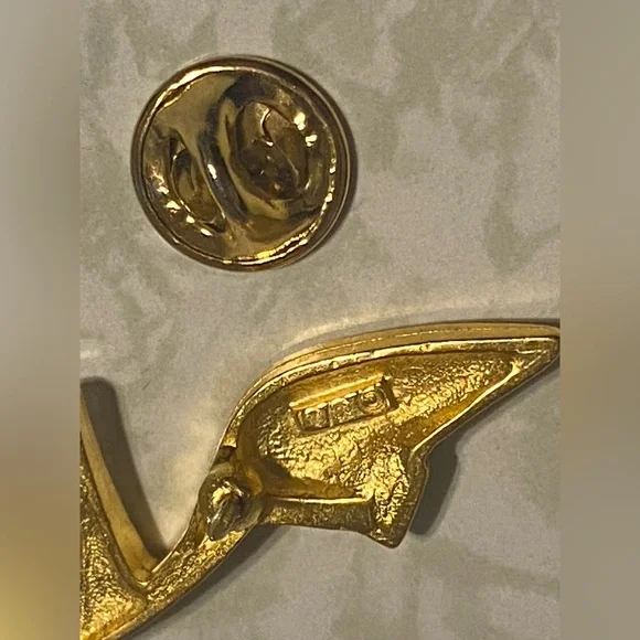 🎁 Vintage Signed JJ Costume Shoe Pin #7663 - Picture 3 of 6
